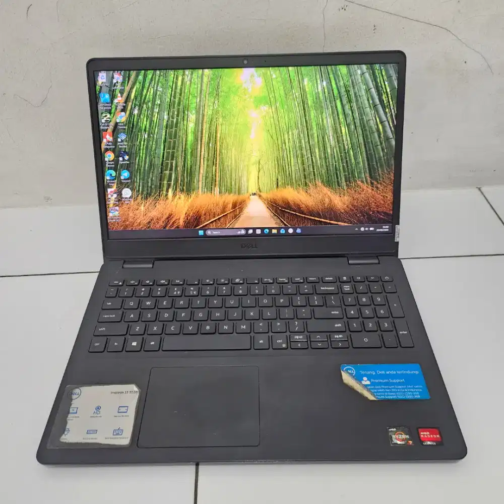 Laptop dell inspiron 15 ryzen 7 16/256 siap pakai