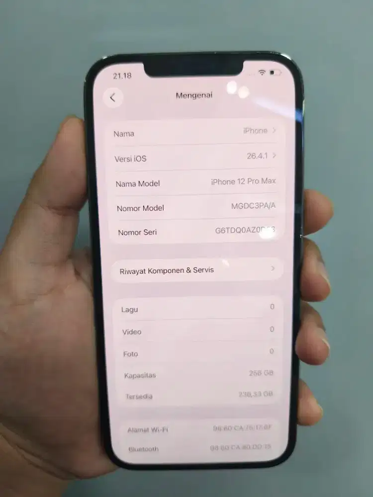 Iphone 12 pro max 256 ex ibox mulus