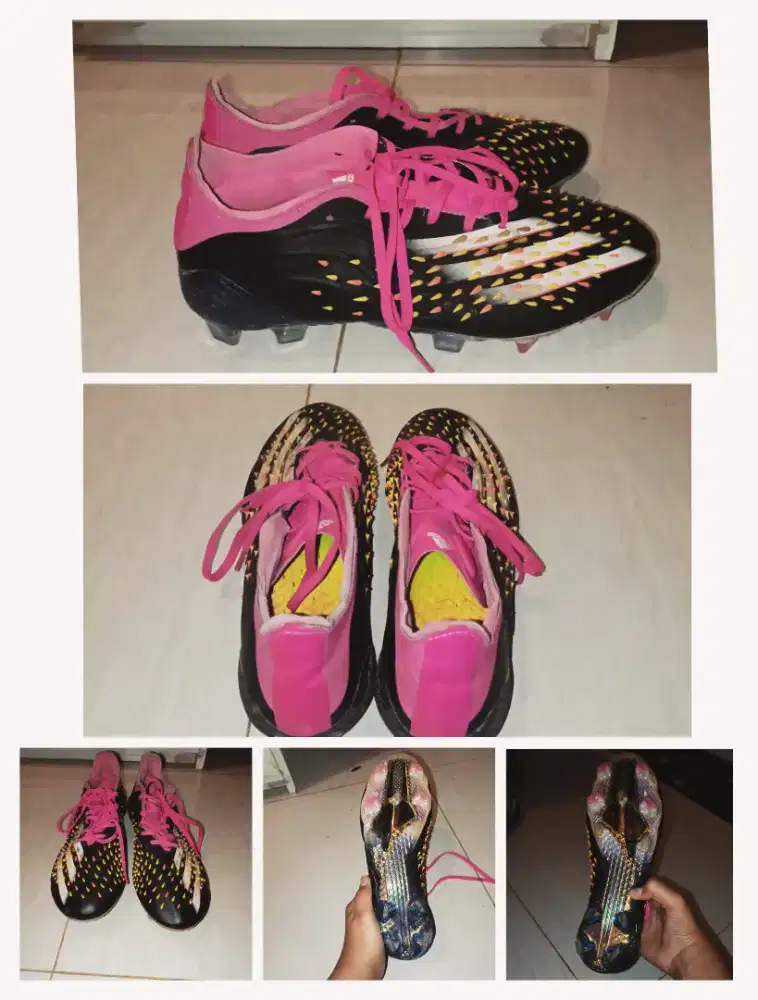 Sepatu Sepak bola ukuran 40 merek Adidas Predator