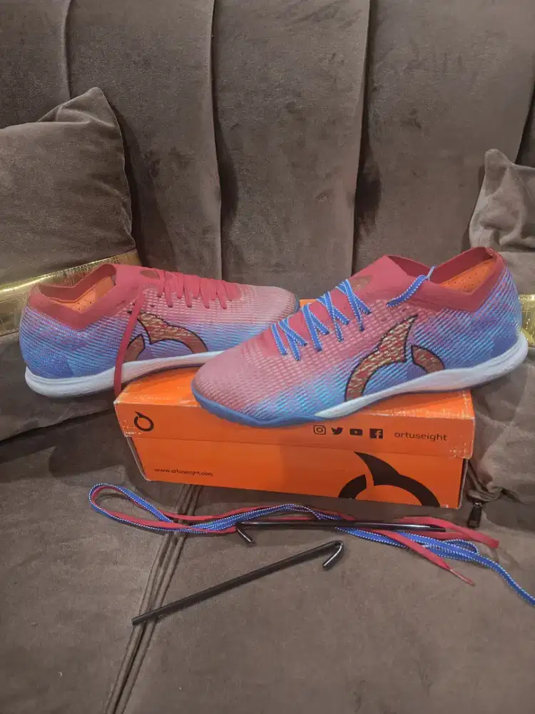 SEPATU FUTSAL ORTUSEIGHT CATALYST LIBERTE V3 ORTRAD CYAN UK 46