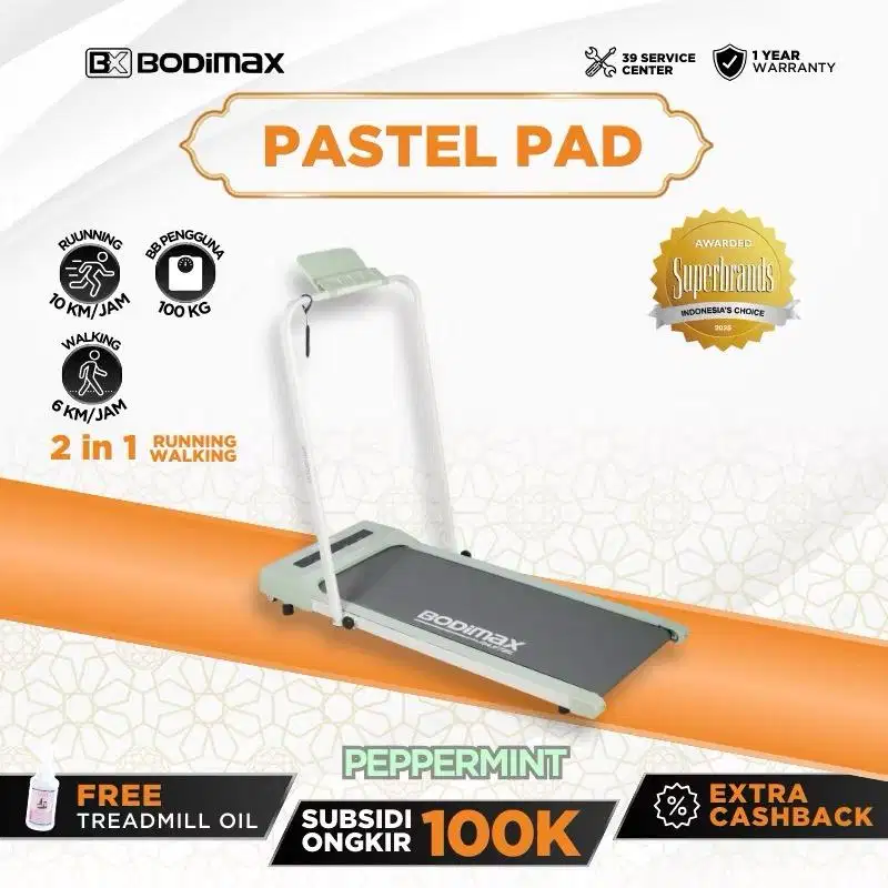 Jual treadmill baru pakai 4 kali