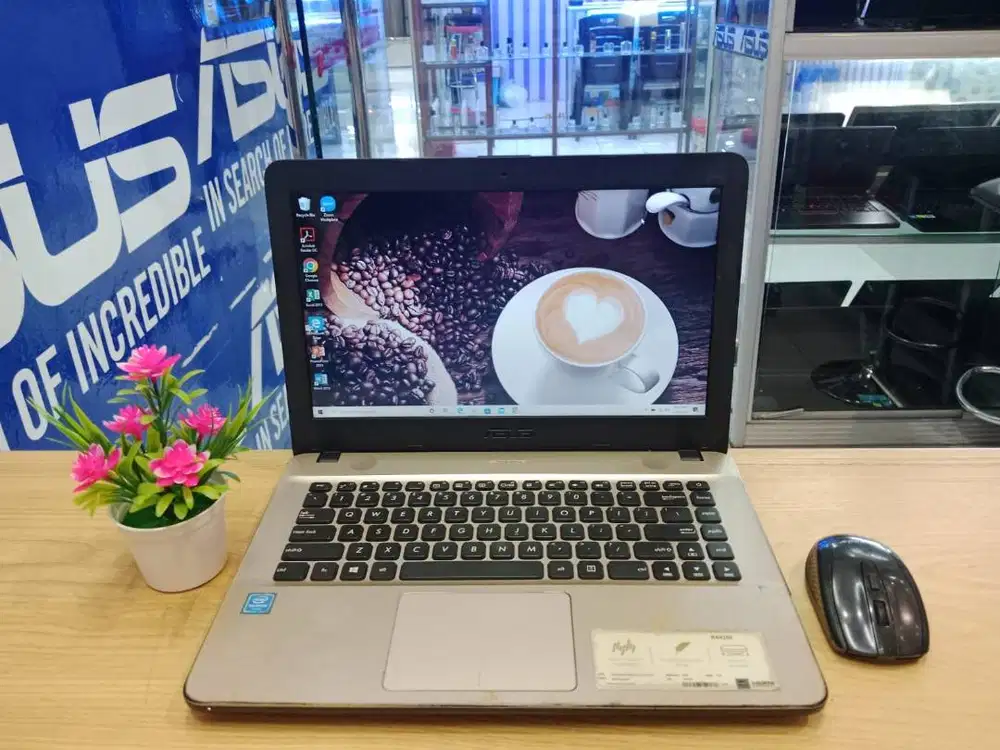 PROMO LAPTOP KULIAH ASUS X441M RAM 4GB HDD 500GB SIAP PAKAI