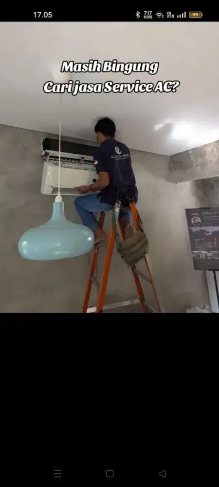 Cuci dan servis ac