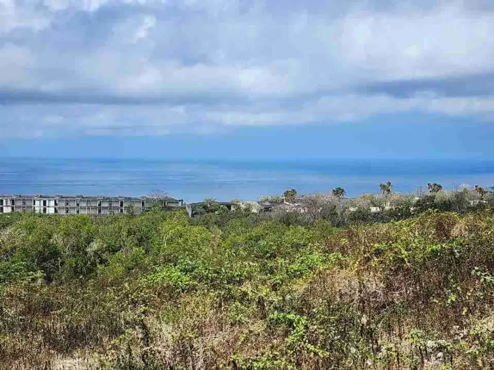 Tanah Kavling Unblock Ocean View, One Gate System di Pecatu, Badung dekat Pantai dan Beach Club, Sangat Cocok Dibangun Villa atau Guest house