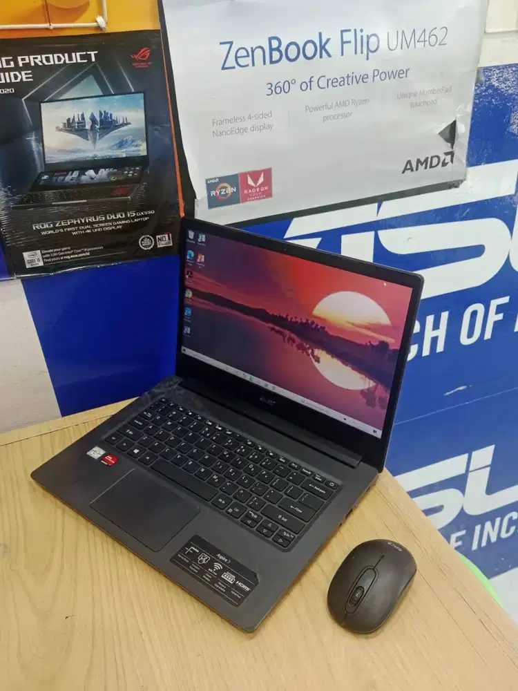 PROMO SIAP SEKOLAH LAPTOP ACER ASPIRE 3 A314-22 AMD ATHLON SILVER RAM