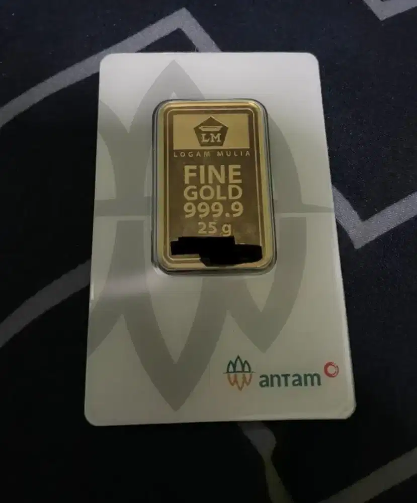 emas 25 gram cetakan antam