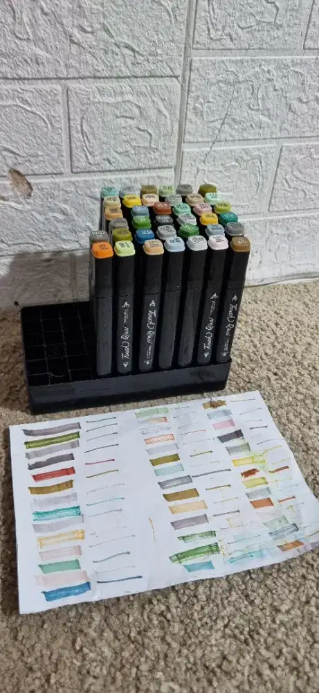 Spidol warna 2 sisi marker