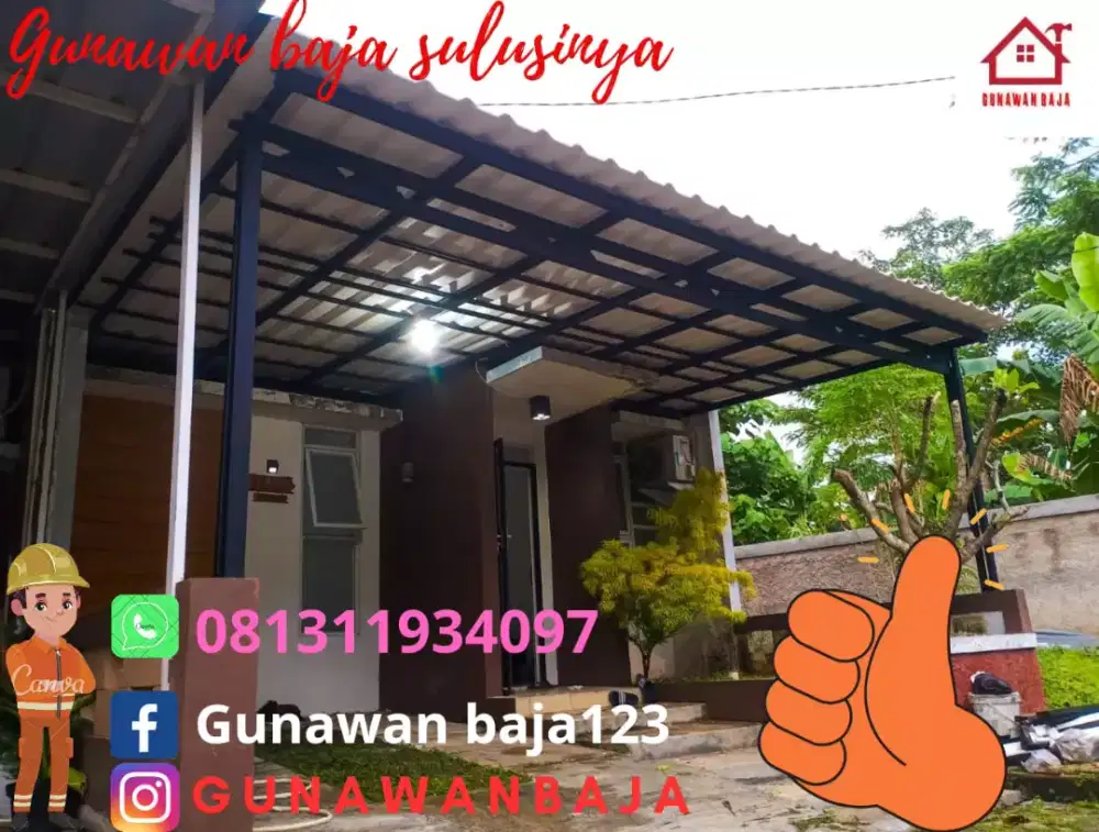 kanopi baja ringan