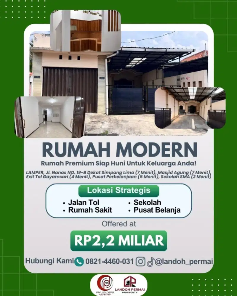 FOR SALE - RUMAH PREMIUM - YANG SIAP HUNI - NEGO KEPEMILIK