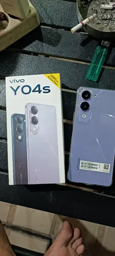 Vivo y04s ram 4/64 fullset original no minus