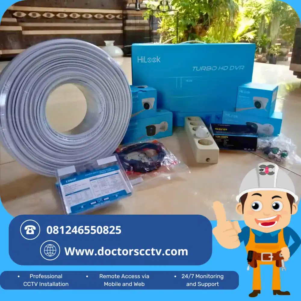 PAKET CCTV MURAH TERBAIK | CCTV FULL HD | CCTV ONLINE HP | FREE SURVE
