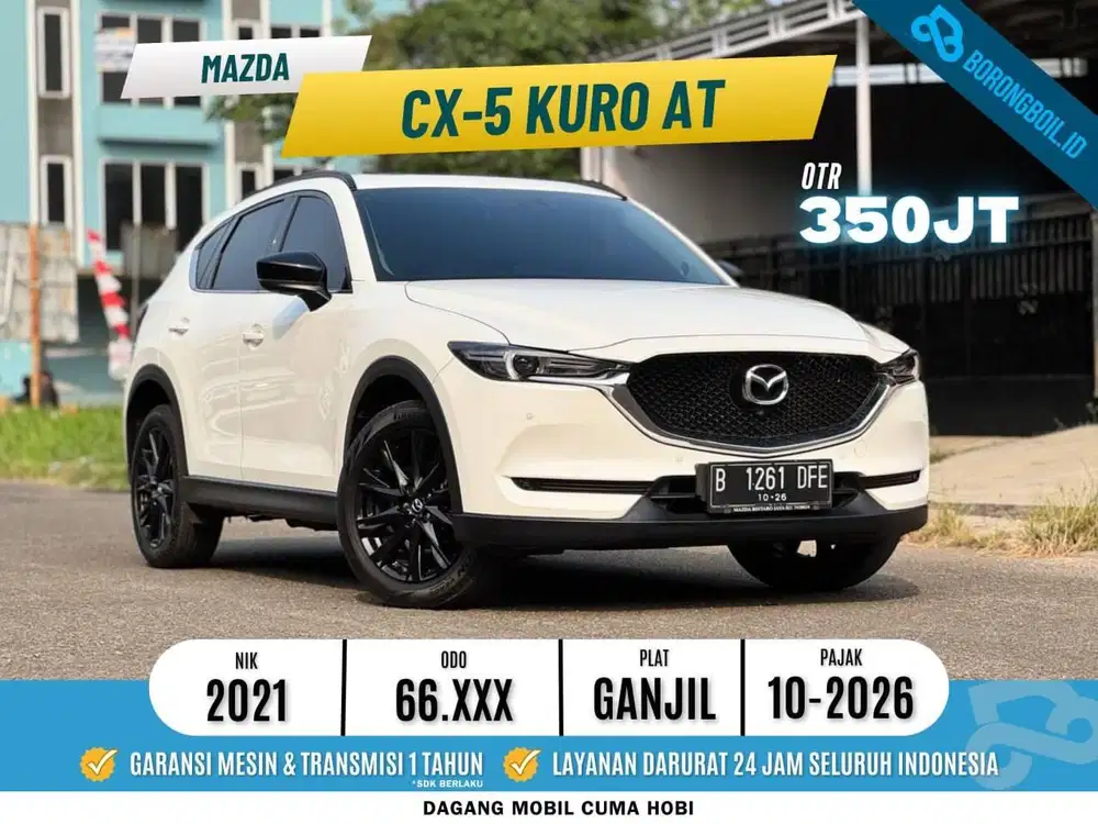 MAZDA CX5 KURO EDITION AT 2.5 2021 PUTIH LOW KM ISTIMEWA SIAP PAKAI