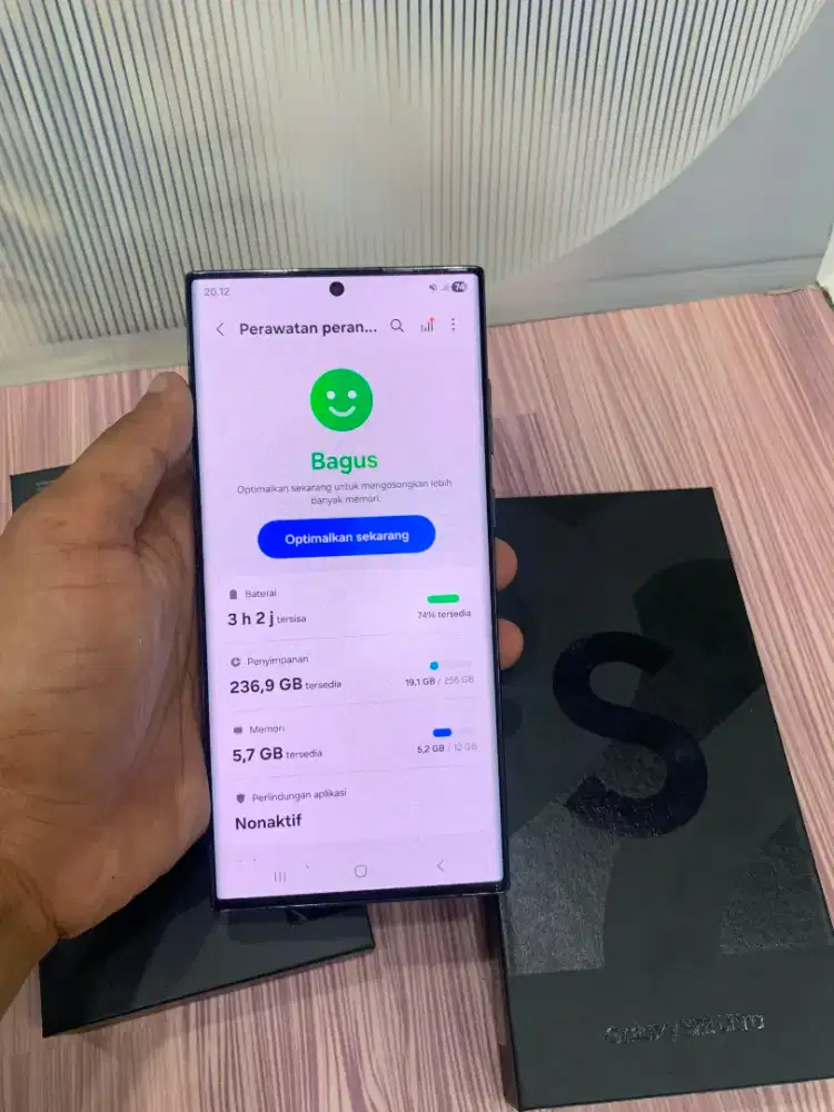 Samsung s22 ultra 12/256 resmi sein
Fullset