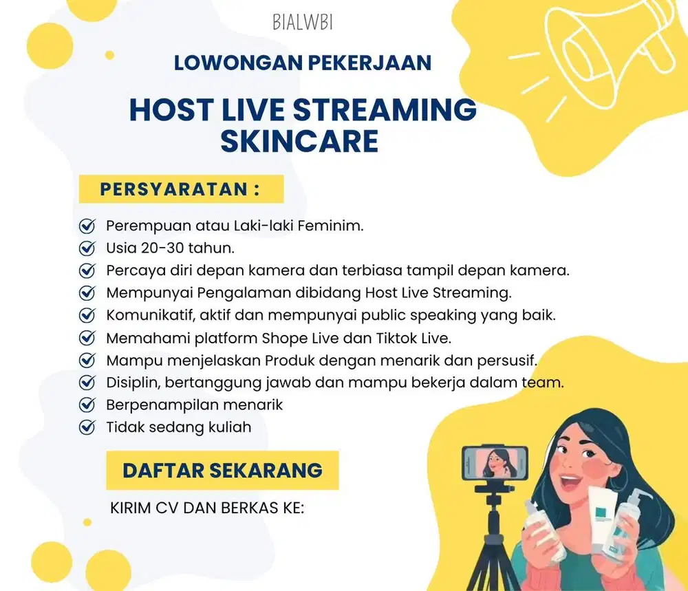 HOST LIVE SKINCARE GEN Z