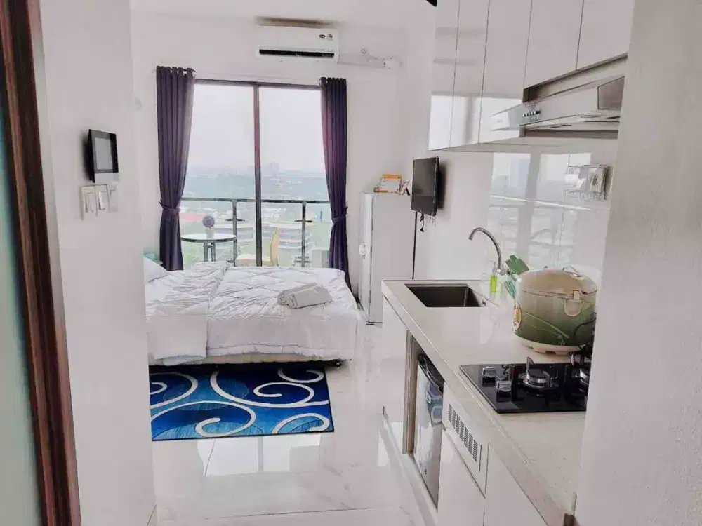 DISEWA CEPAT APARTEMEN SKY HOUSE TYPE STUDIO FURNISH TOWER LEONIE DI ALAM SUTERA