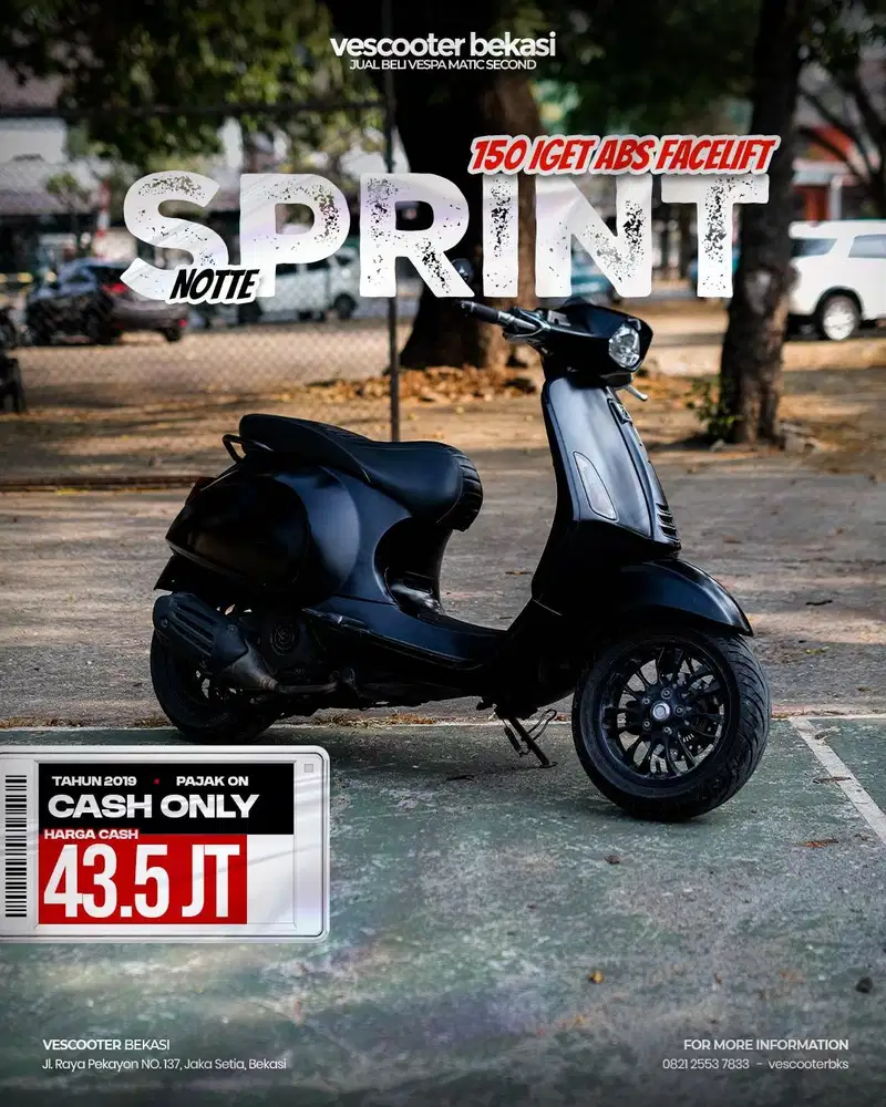 SPRINT NOTTE 150 IGET ABS FACELIFT 2019