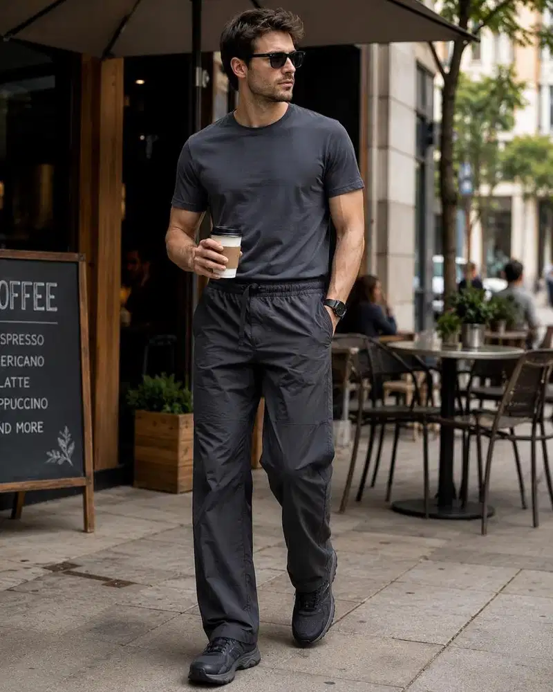 Uniqlo Outdoor Black Charcoal Pants