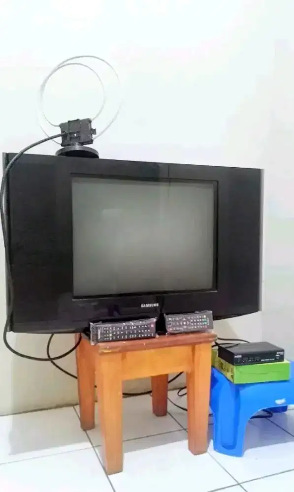 TV 21 INCH SAMSUNG SLIM FLAT FULLSET