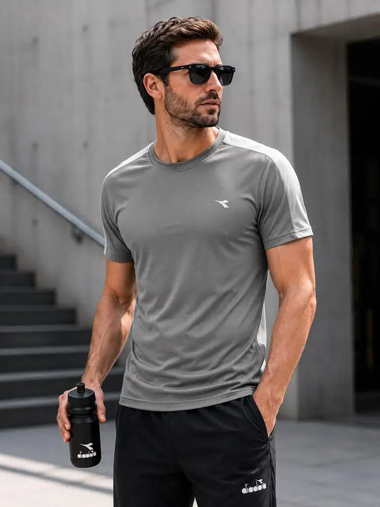 Diadora Sport Grey T-Shirt