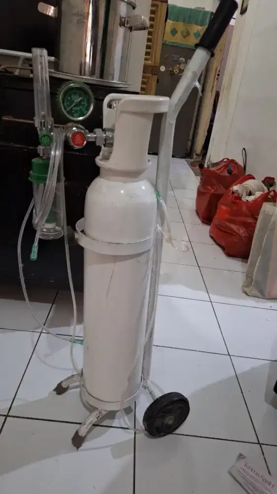 Tabung oksigen 1M3 (satu set lengkap)