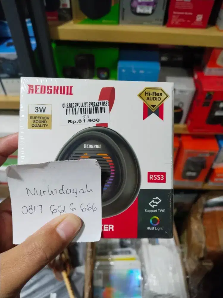 Speaker Bluetooth Redskull RSS3 ATLANTIS DAHSYAT