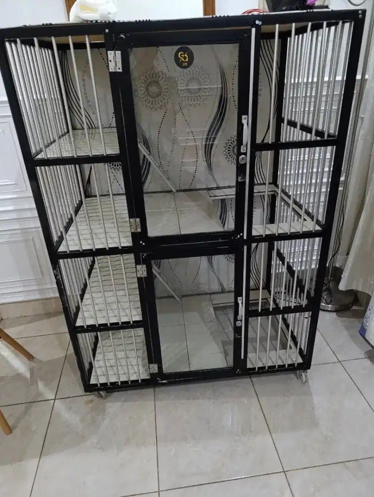 Kandang kucing Alumunium bekas