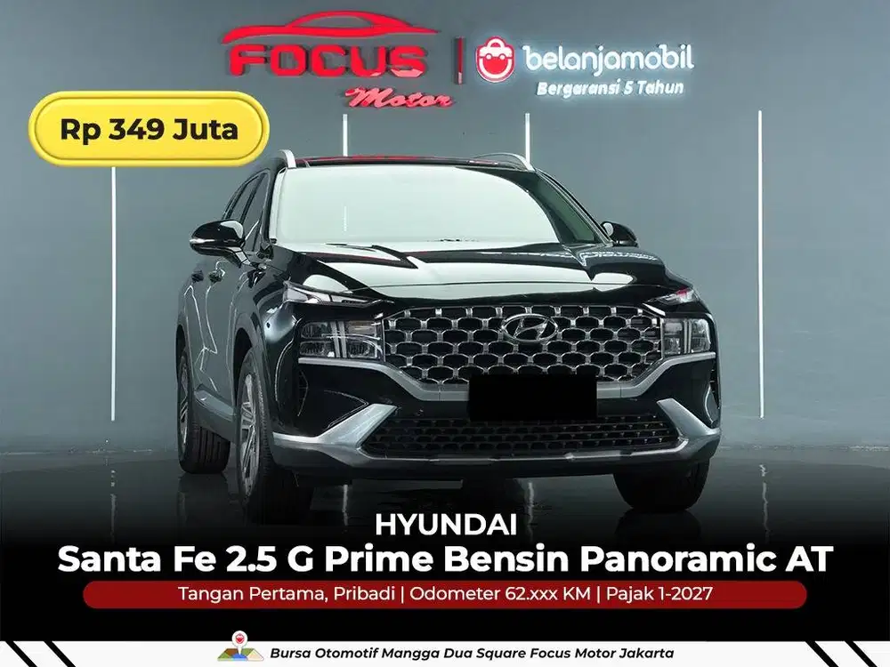 [ GARANSI 5TH ] Hyundai Santafe Santa Fe 2.5 G Prime AT 2023/2024