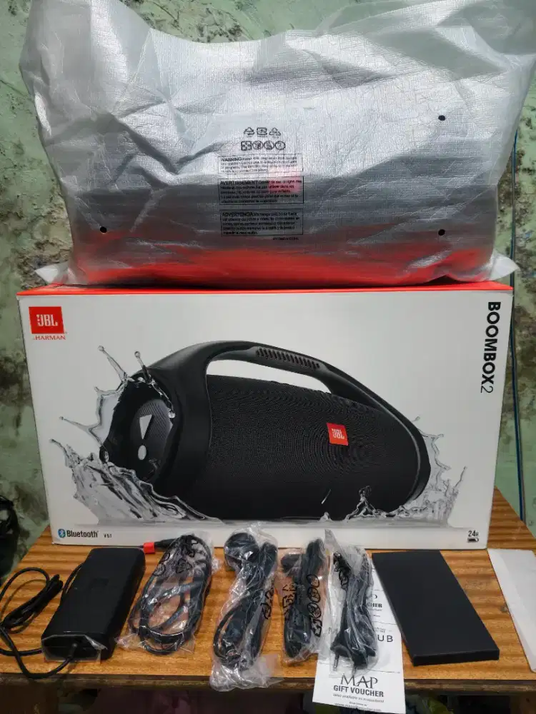 JBL BOOMBOX 2 mulus fullset baterai badak