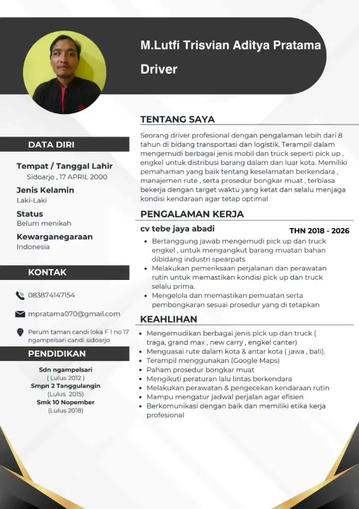 Cari kerja driver
