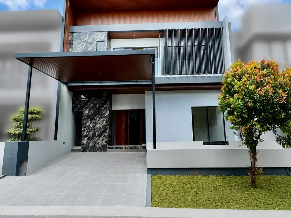 DIJUAL RUMAH CITRALAND UTAMA 3LT 6KT MODERN MINIMALIS BARU GRESS DEKAT PASAR MODERN