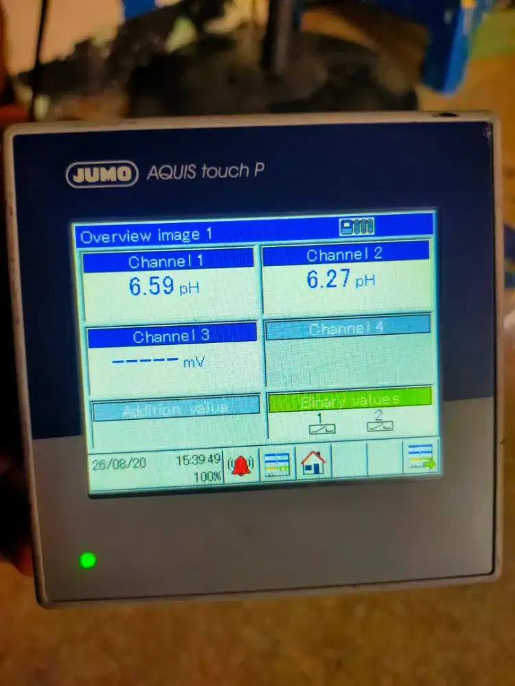 Kontroler pH JUMO AQUIS touch P