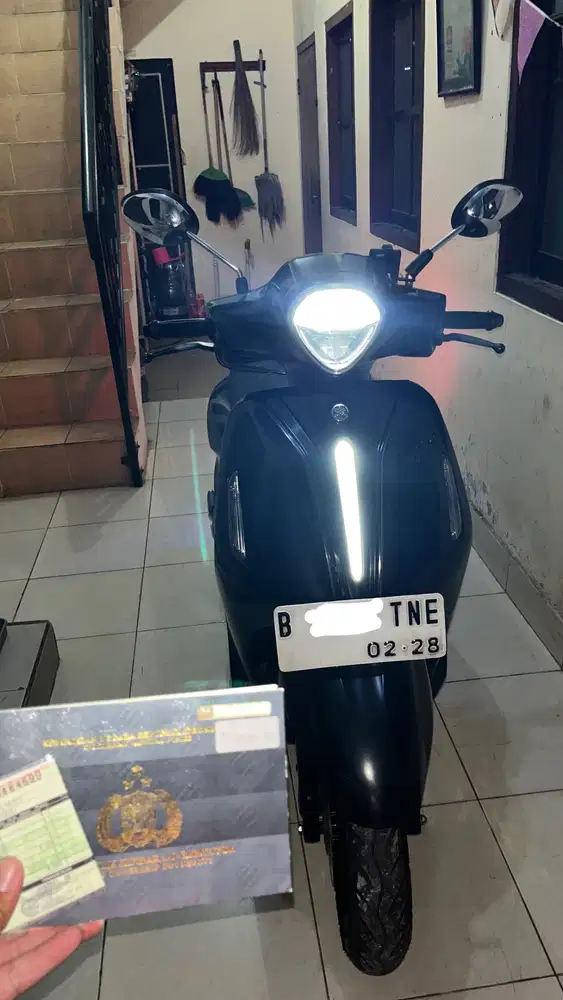 YAMAHA GRAND FILANO 125 CC HYBRID LUXURY 2023 WARNA MATTE BLUE KEYLESS