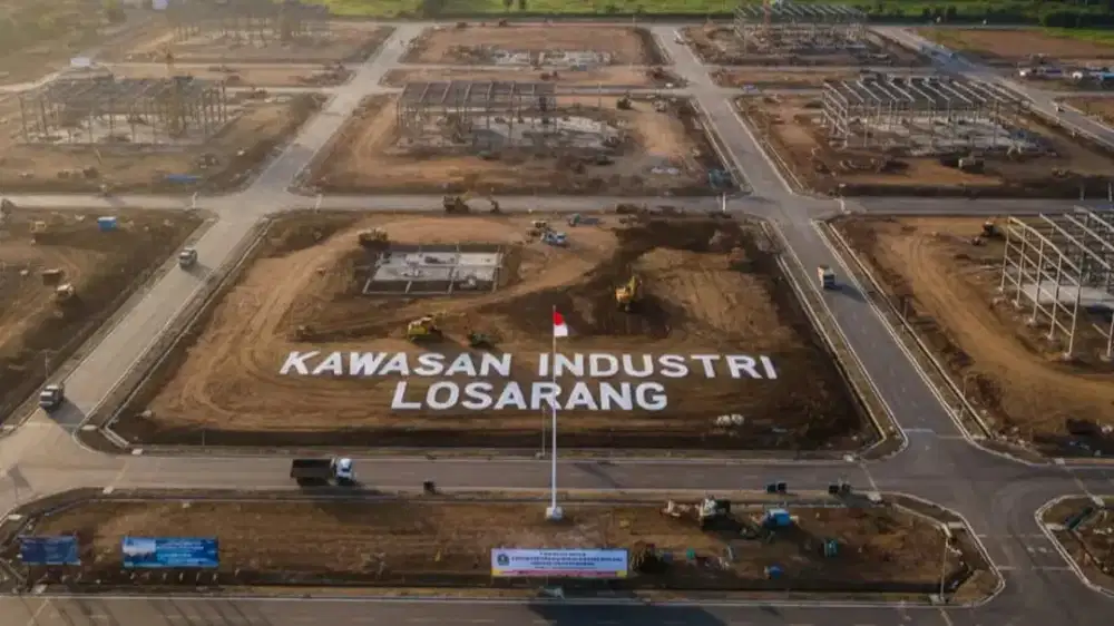 DI JUAL TANAH INDUSTRI DI KAWASAN INDUSTRI LOSARANG INDRAMAYU - JABAR