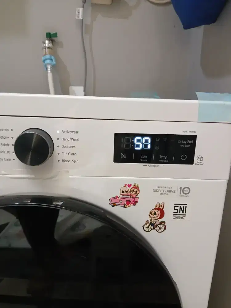 Mesin cuci LG Front loading 9kg inverter
