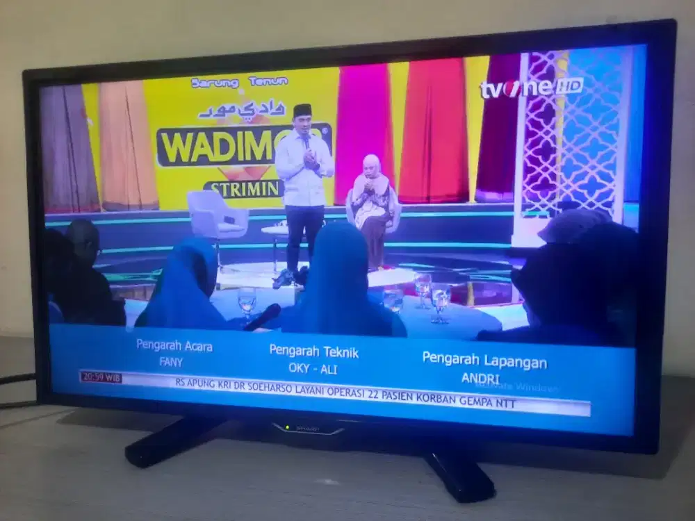 Jual BU Murah TV LED -SHARP-24inch Analok(Kondisi Normal No Minus)COD