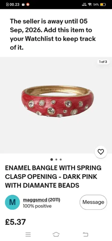 Gelang bangle enamel