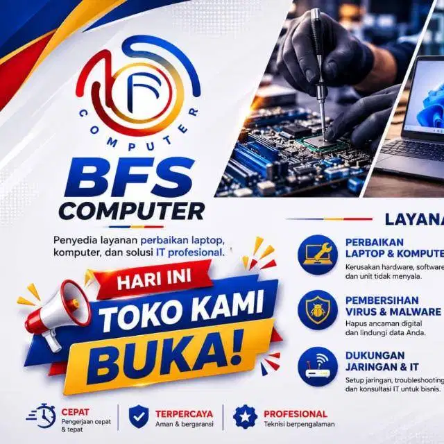 Jasa Servis Komputer & laptop - BFS Computer Bojonggede