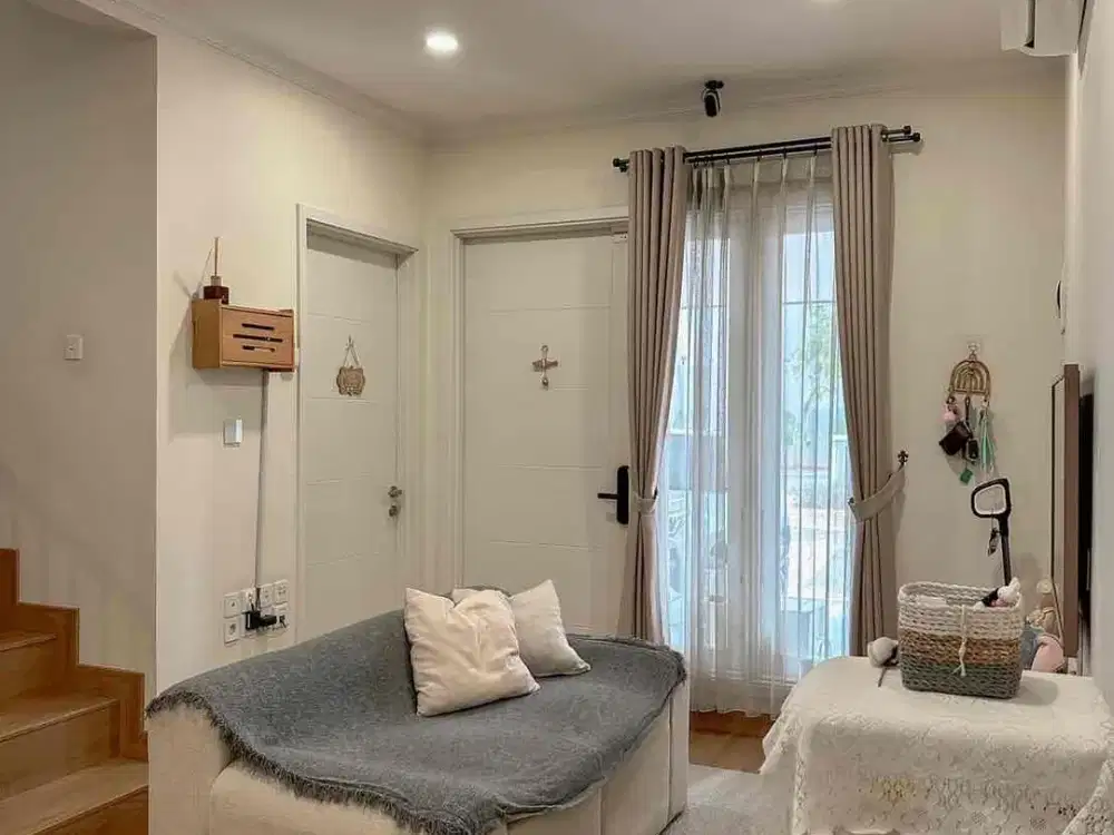 Dijual Rumah Agnesi Symphonia Gading Serpong Full Furnish Design Interior Rapi Bagus Murah