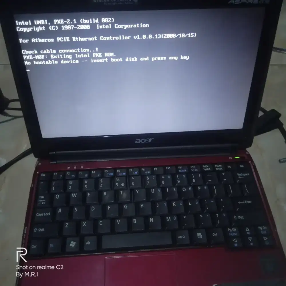 Note book acer second