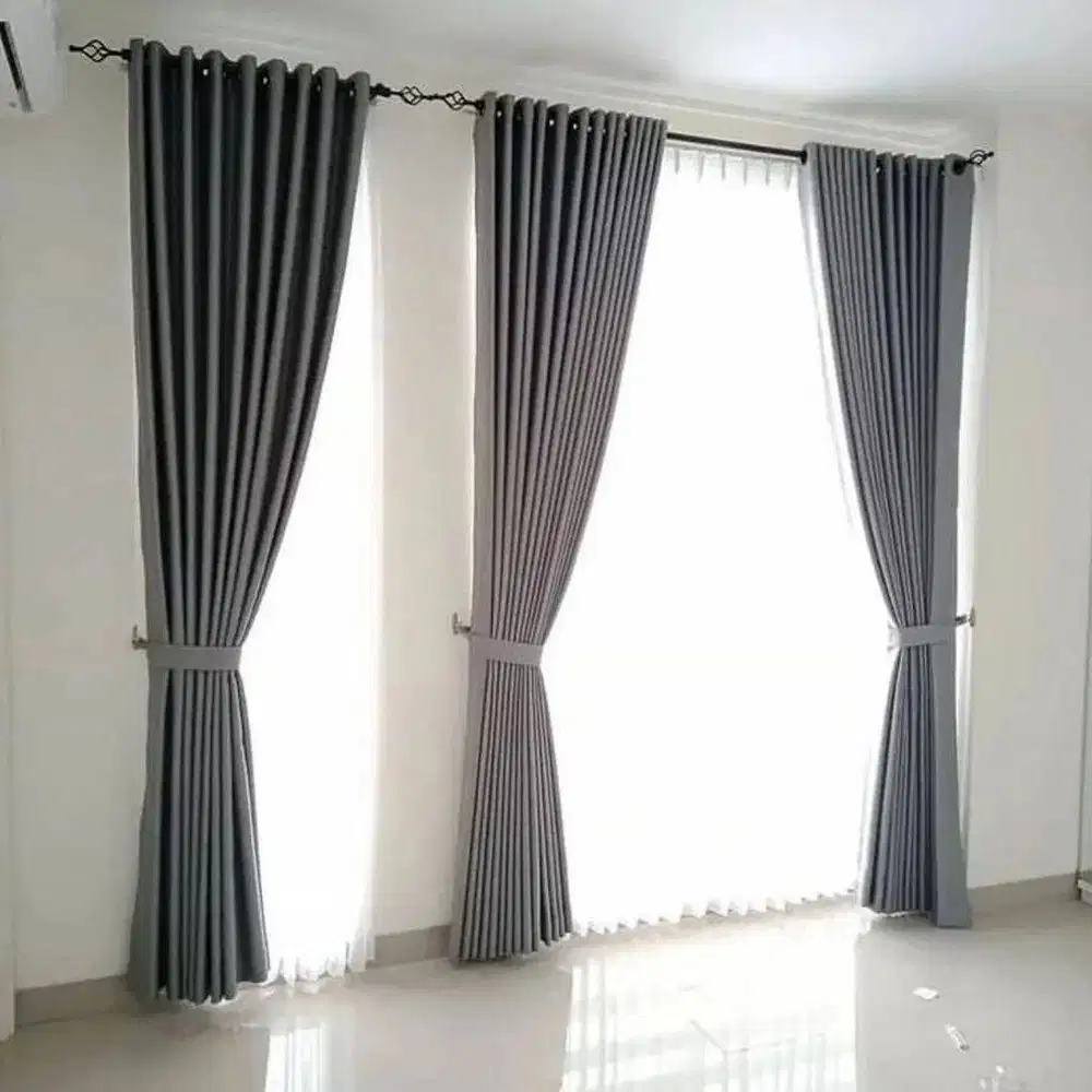 Jasa Pasang Gorden Custom Wallpaper Dinding 3D Gordyn Hordeng Korden