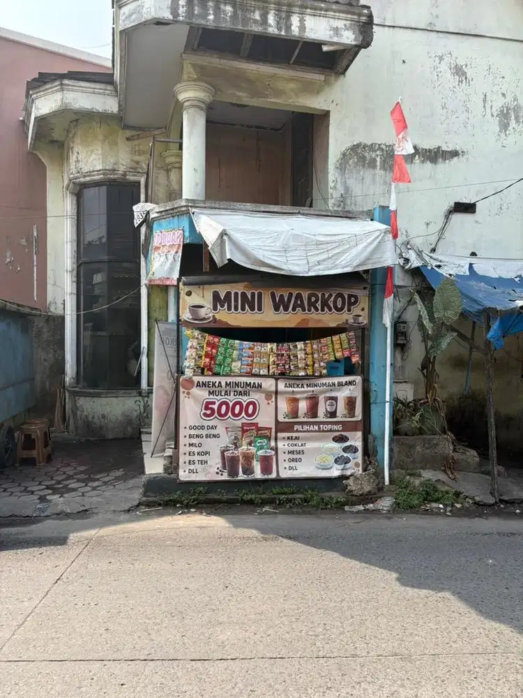 Booth jualan es / gerobak