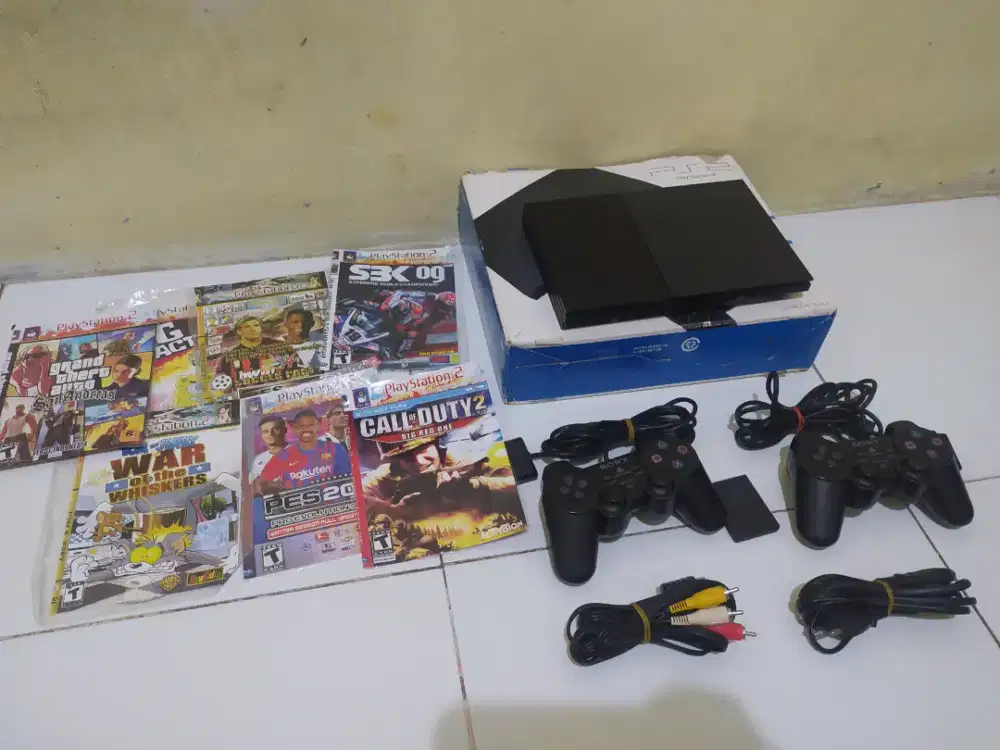 Di Jual PS 2 Slim kondisi Baik