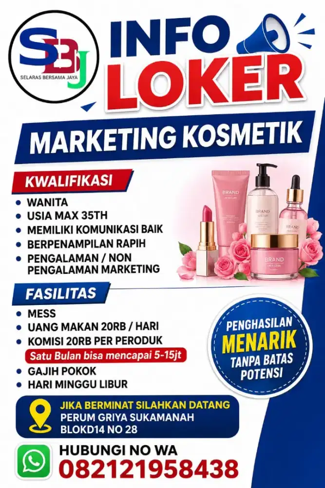 Lowongan Marketing / Sales