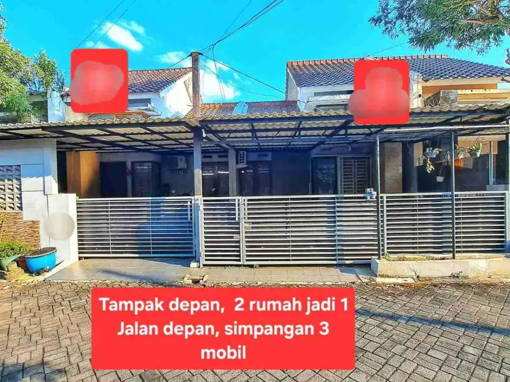2 RUMAH JADI 1 DI GRAHA SLAMET RIYADI GAYAMSARI SEMARANG