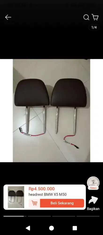 Headrest bmw X5