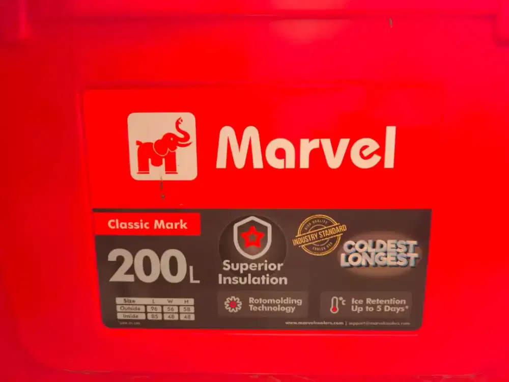 COOLER BOX MARVEL 200L