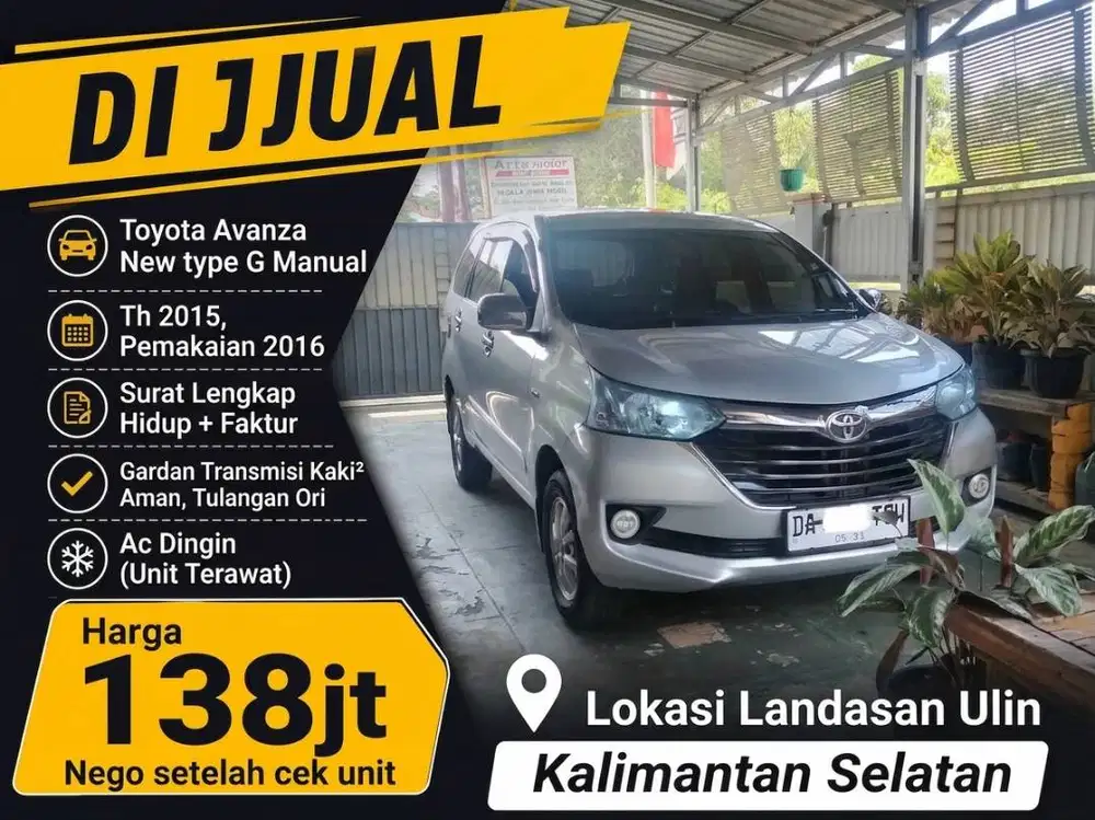 Avanza Barong(New) type G manual