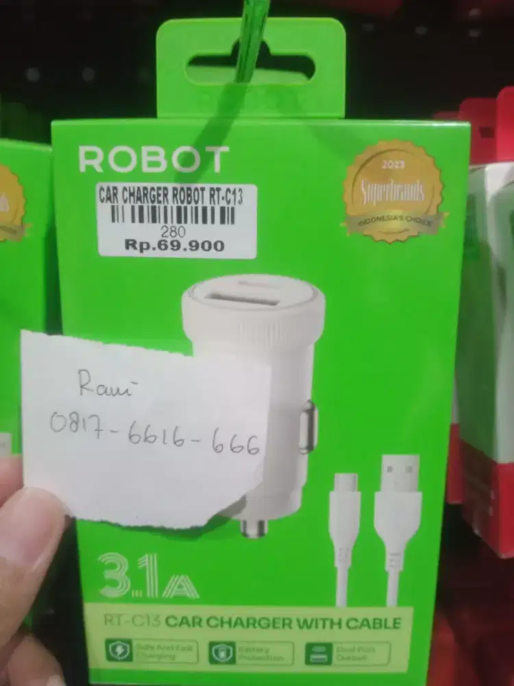 CAR CHARGER ROBOT RT C13