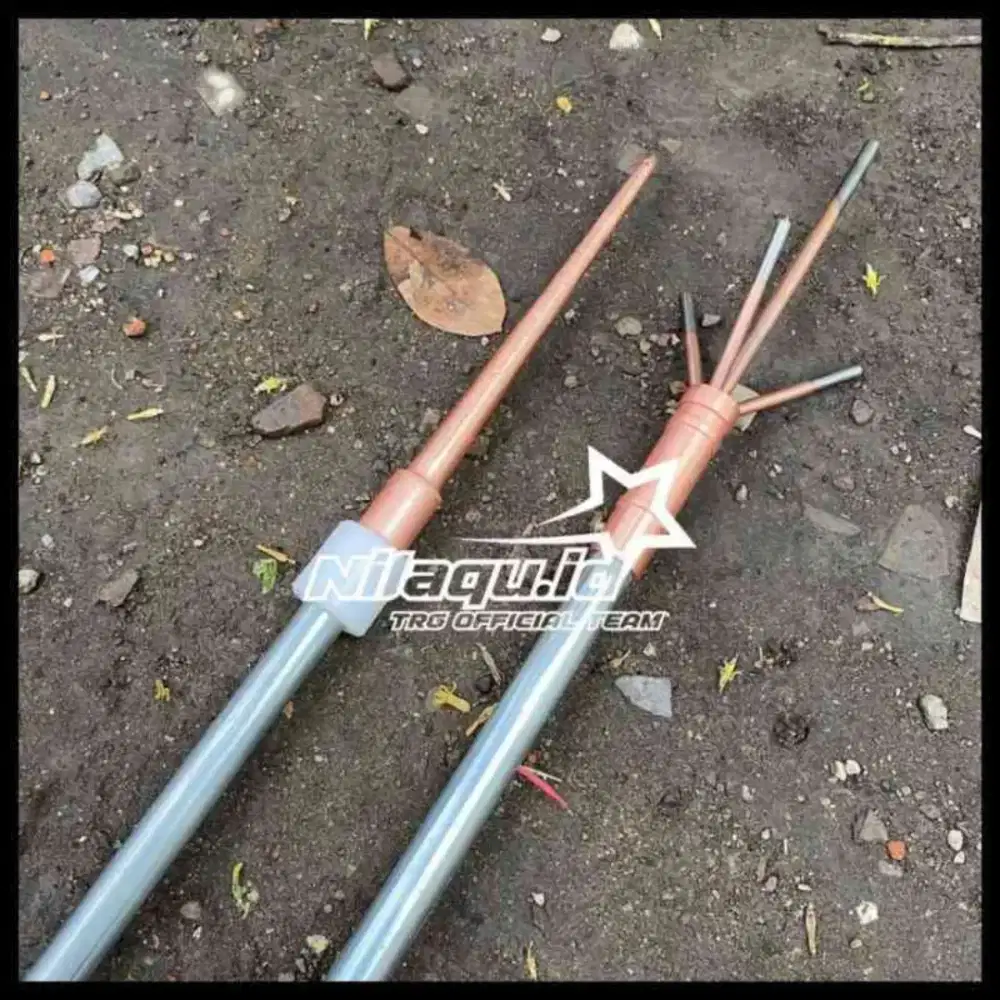 Splizen Anti petir konvesional berikut pasang