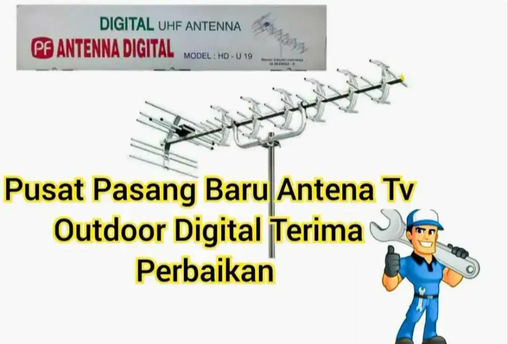 Paket Pasang Antena TV Free Instalasi
